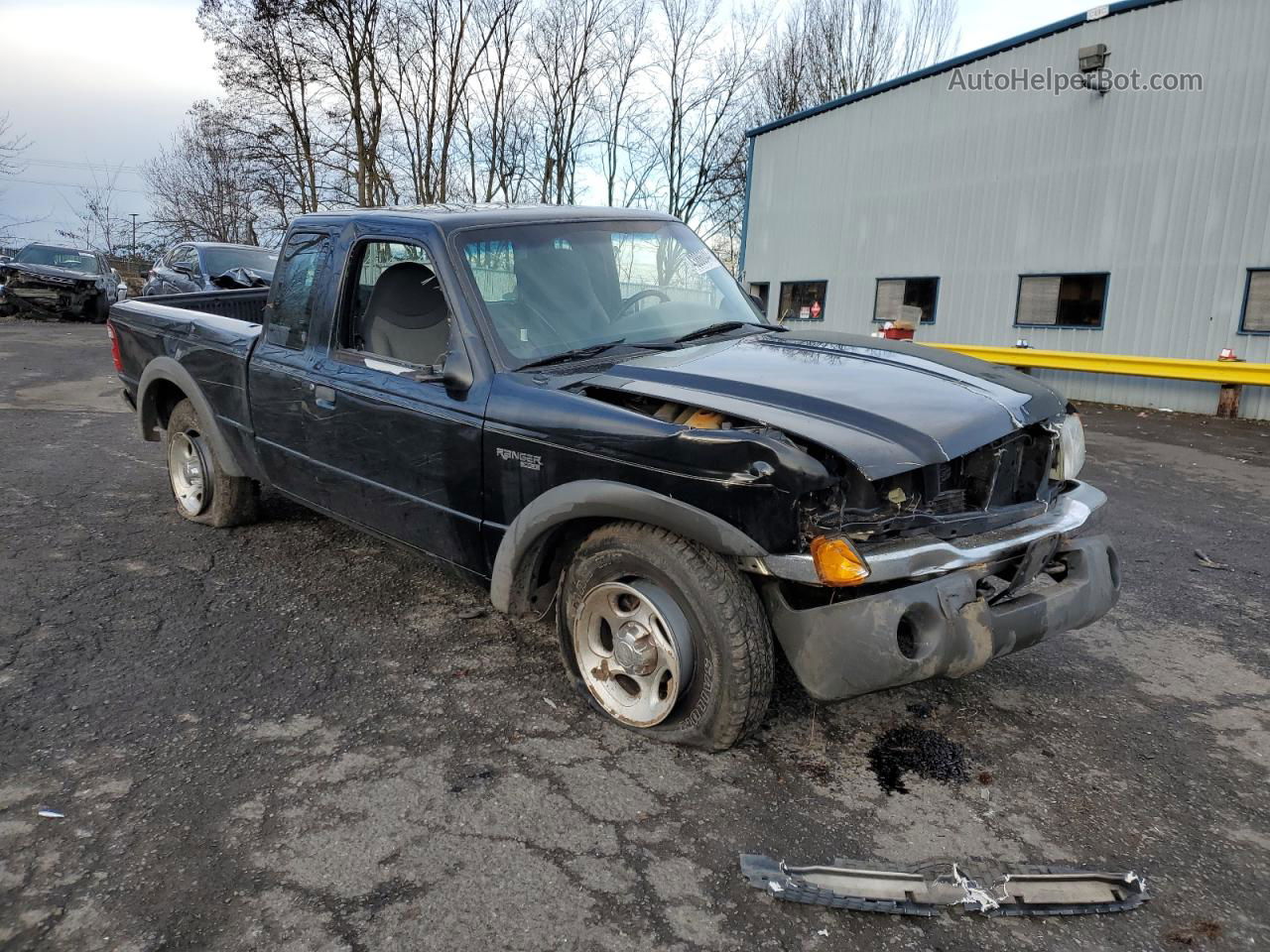 2001 Ford Ranger Super Cab Black vin: 1FTZR15U21PA62037