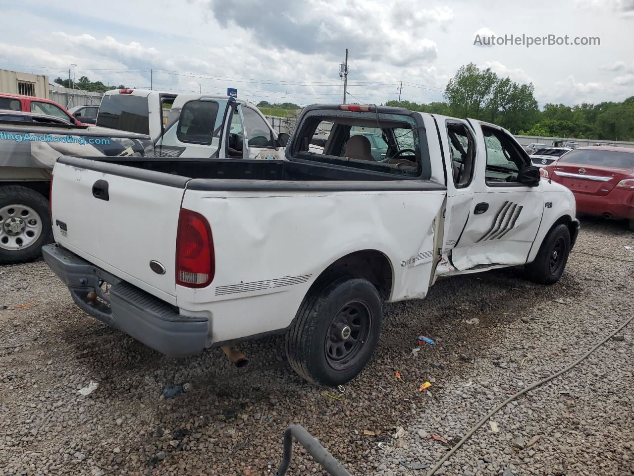 2001 Ford F150  White vin: 1FTZX17201NB38495