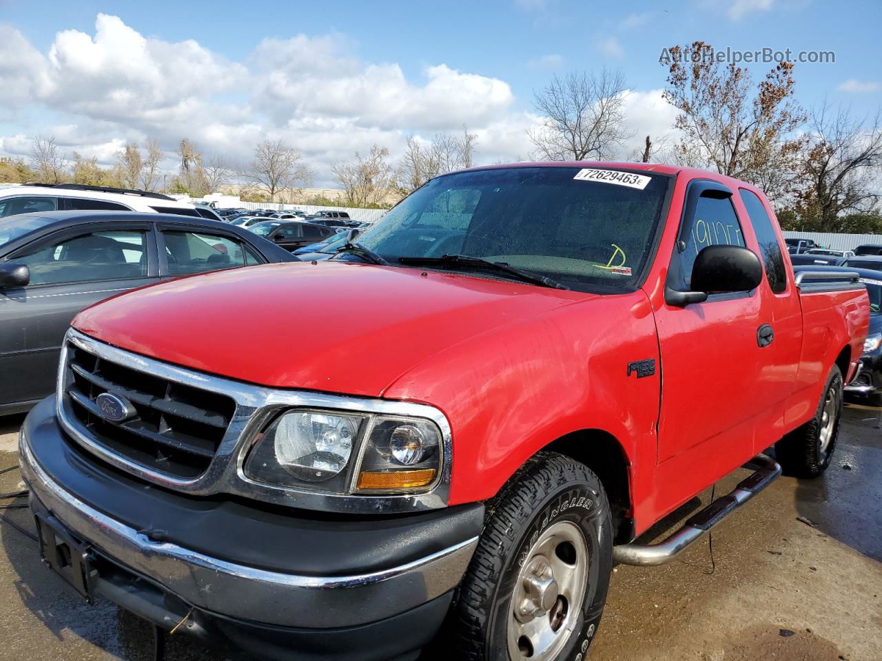 2001 Ford F150  Red vin: 1FTZX17211NA34257