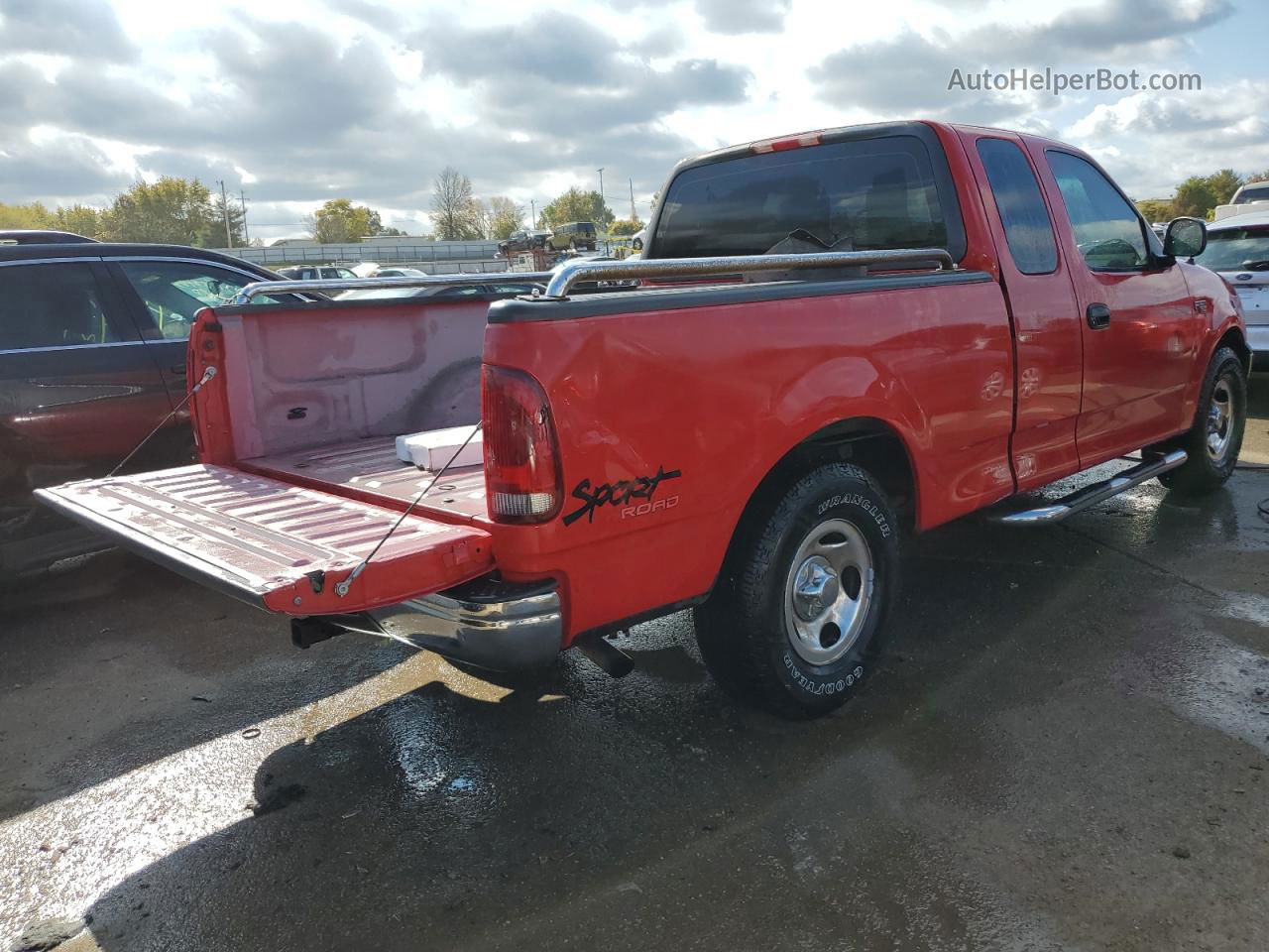 2001 Ford F150  Red vin: 1FTZX17211NA34257