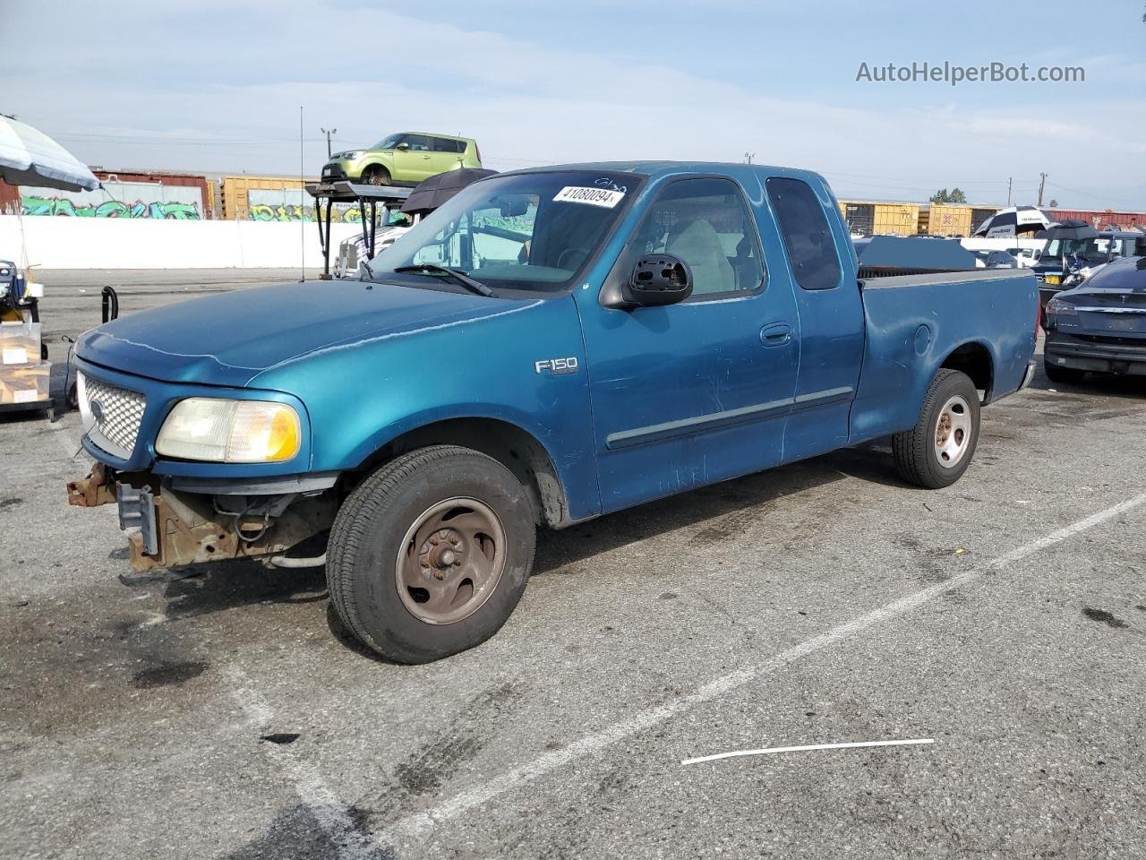 2001 Ford F150  Green vin: 1FTZX17251KF49442