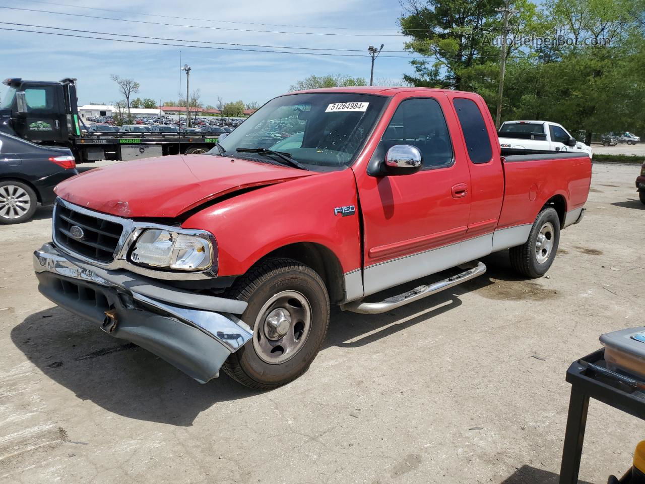 2001 Ford F150  Red vin: 1FTZX17251NA48761