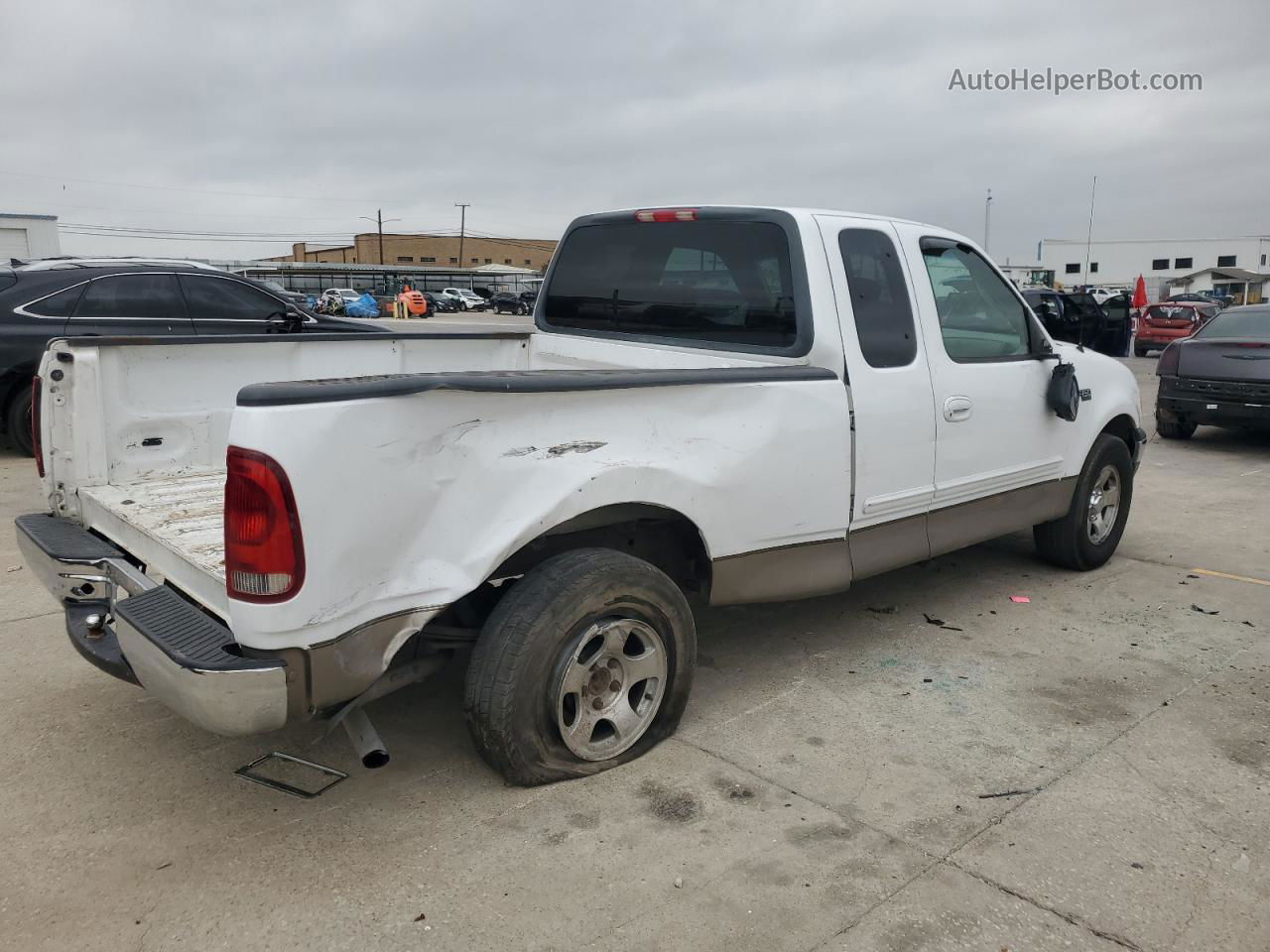 2001 Ford F150  Белый vin: 1FTZX17281NB61555