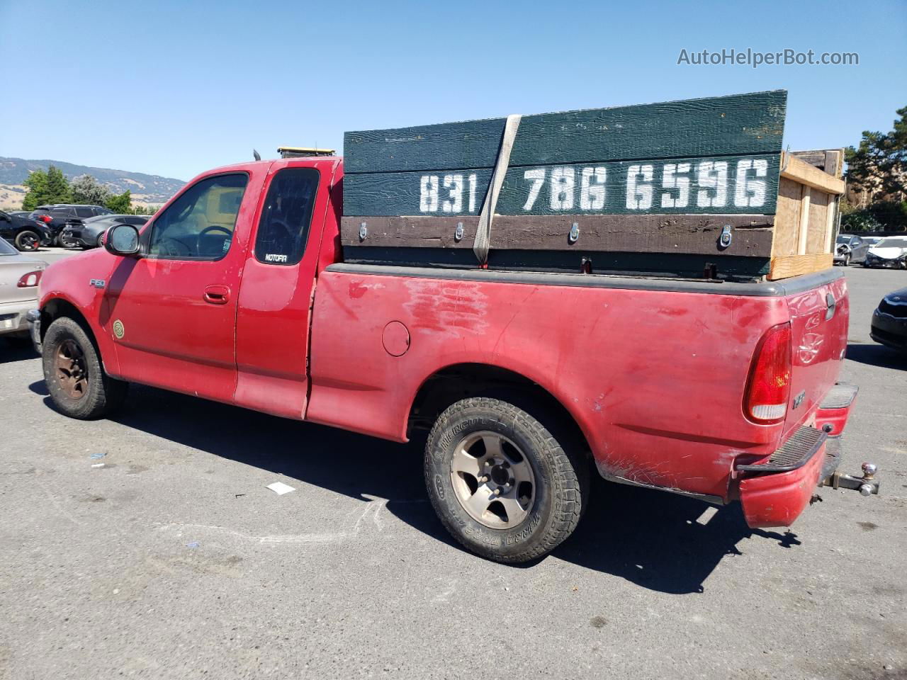 2001 Ford F150  Красный vin: 1FTZX17291KB47116