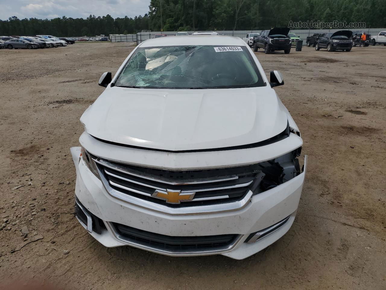 2017 Chevrolet Impala Lt White vin: 1G1105S30HU189917