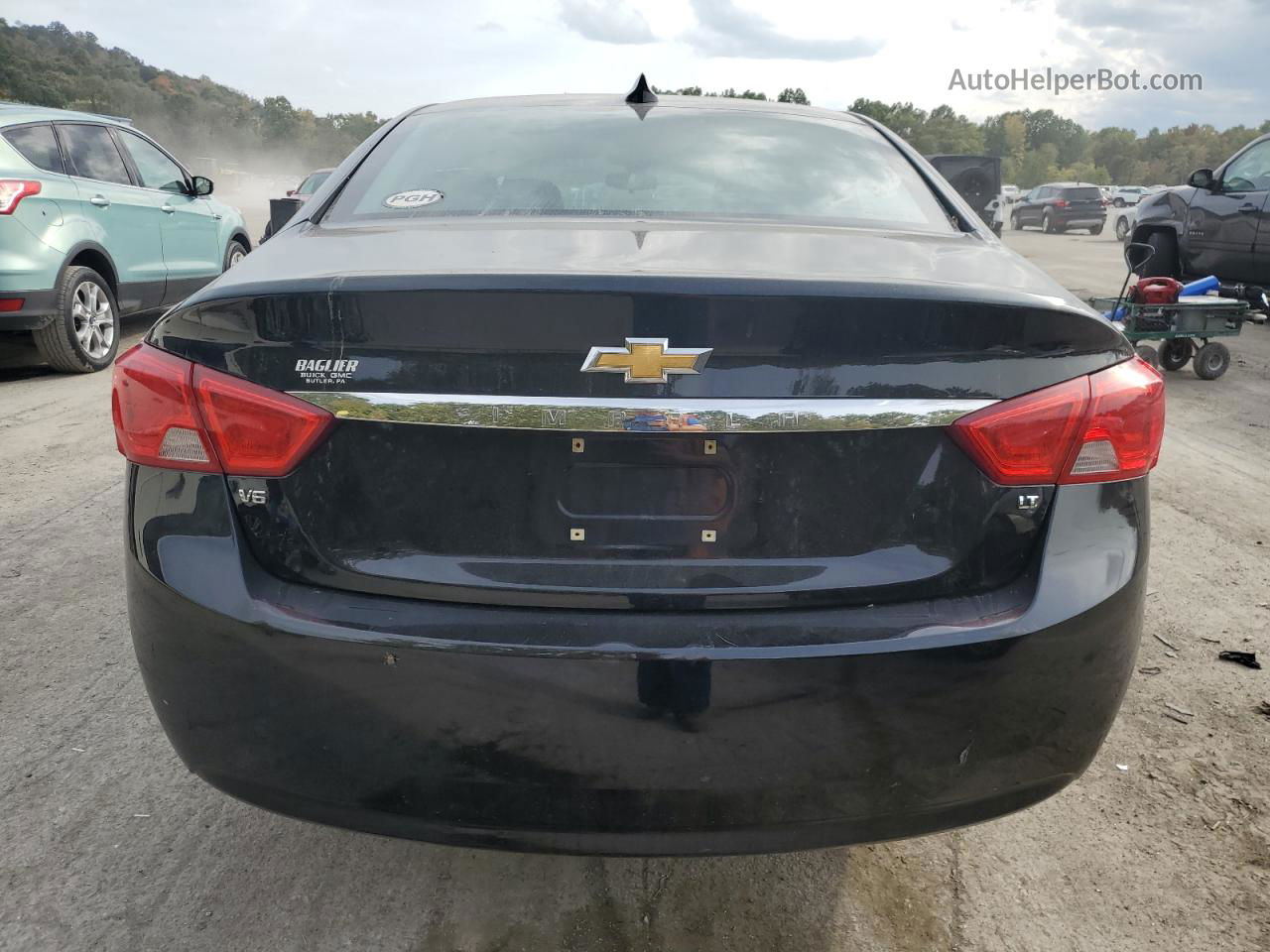 2017 Chevrolet Impala Lt Black vin: 1G1105S30HU202956