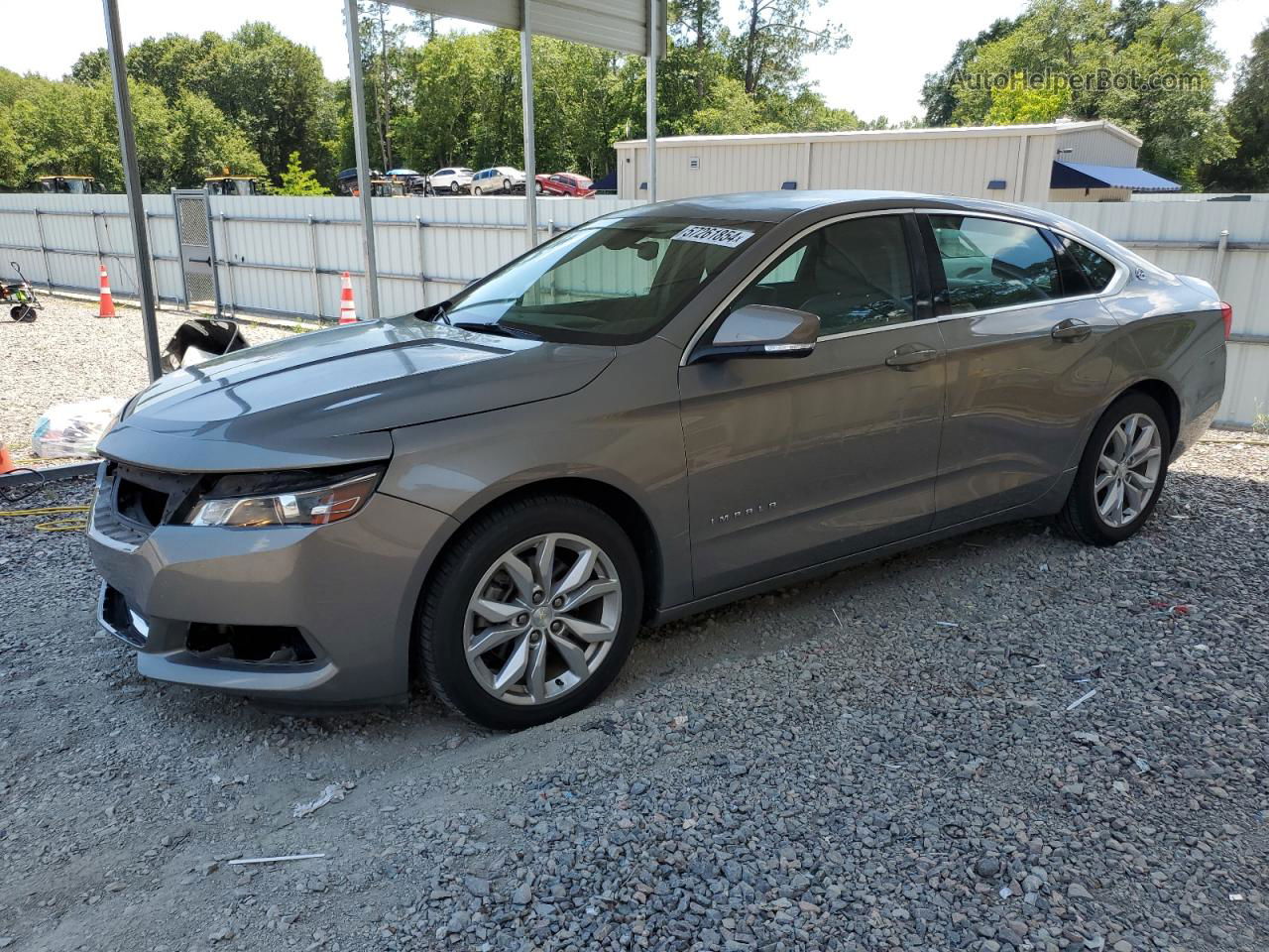 2017 Chevrolet Impala Lt Silver vin: 1G1105S31HU190249