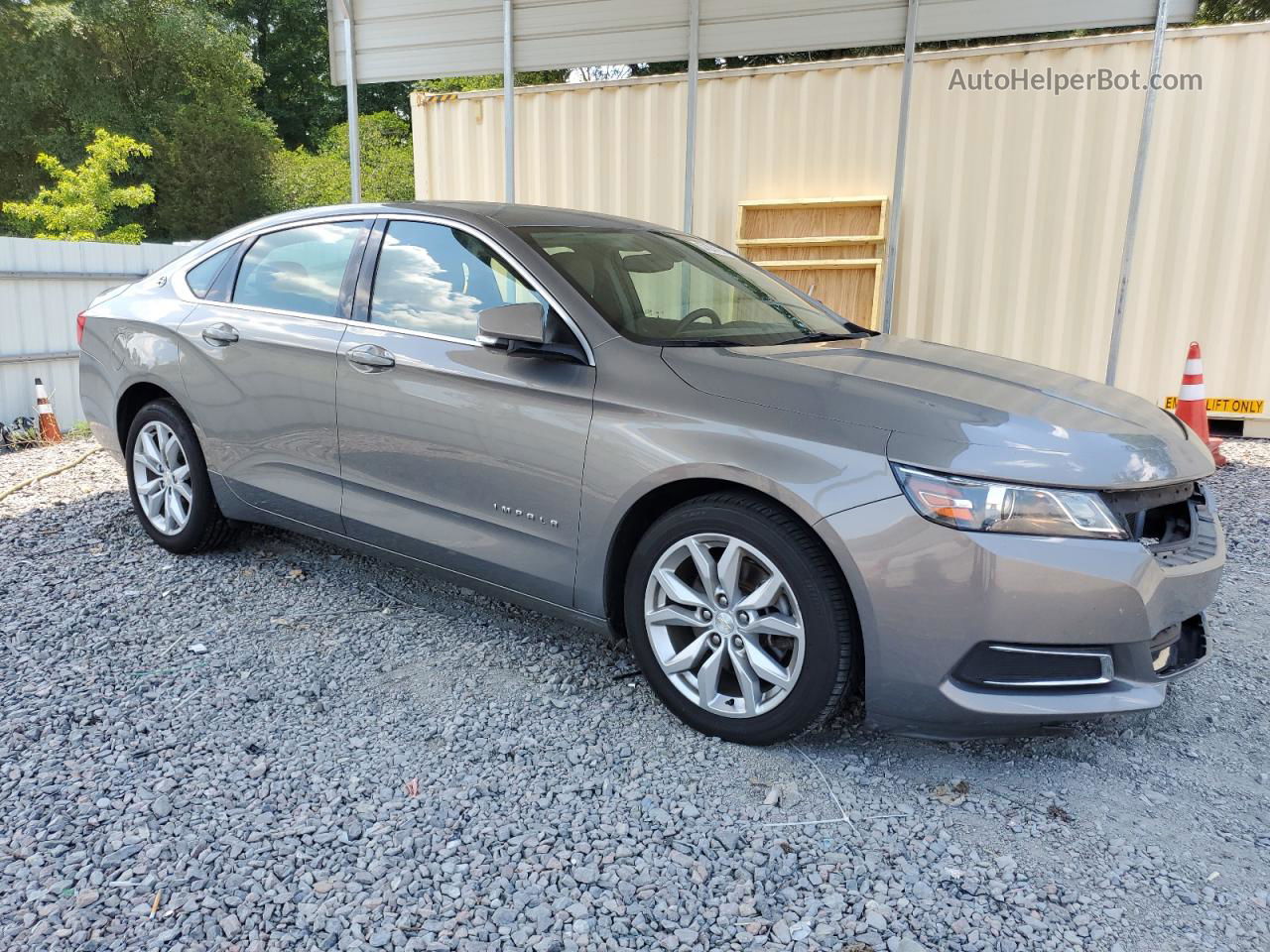 2017 Chevrolet Impala Lt Silver vin: 1G1105S31HU190249