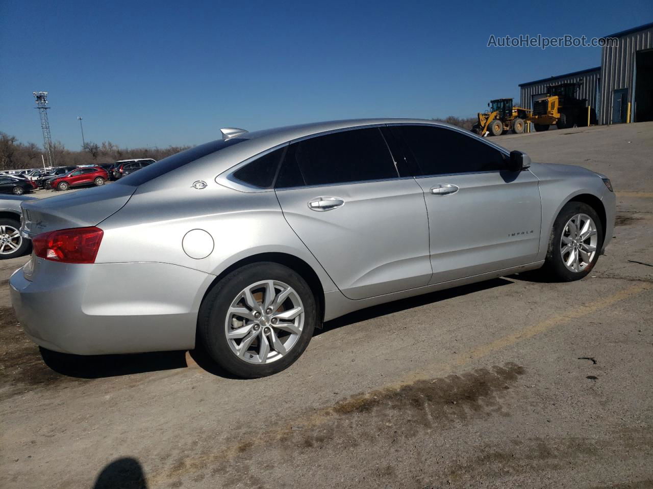 2017 Chevrolet Impala Lt Серебряный vin: 1G1105S32HU185433