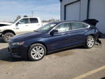 2017 Chevrolet Impala Lt Blue vin: 1G1105S32HU201548