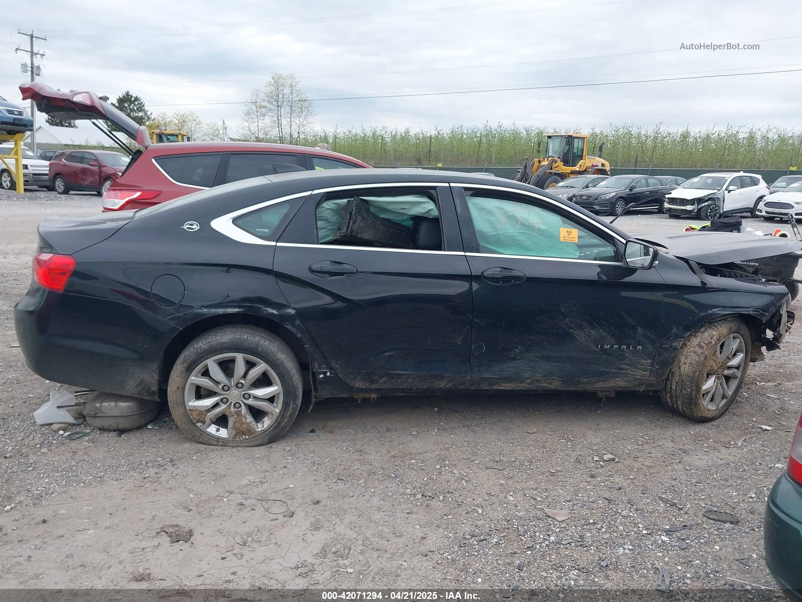 2017 Chevrolet Impala 1lt Black vin: 1G1105S32HU202862