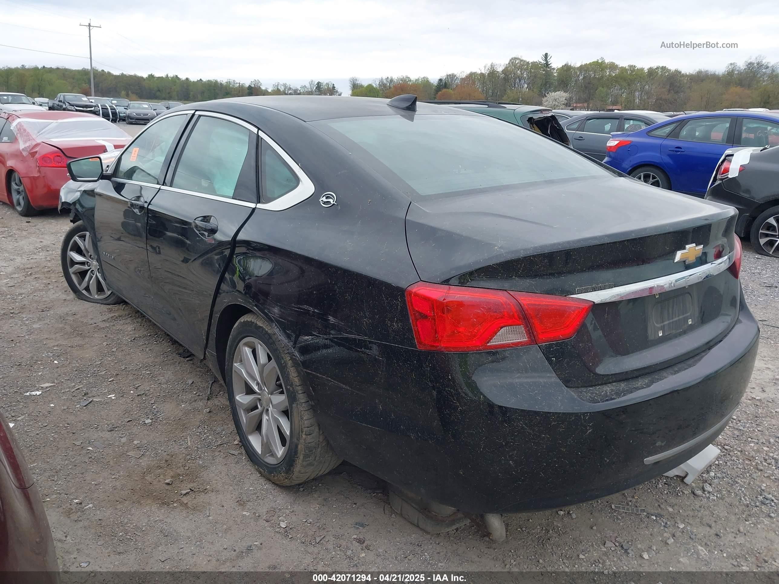 2017 Chevrolet Impala 1lt Black vin: 1G1105S32HU202862