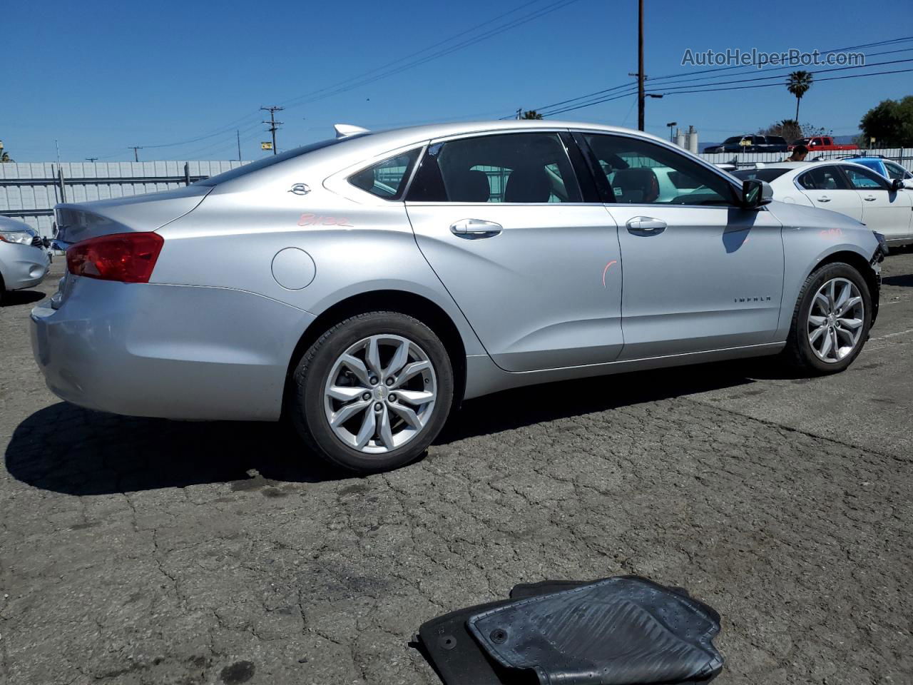 2017 Chevrolet Impala Lt Silver vin: 1G1105S33HU129260