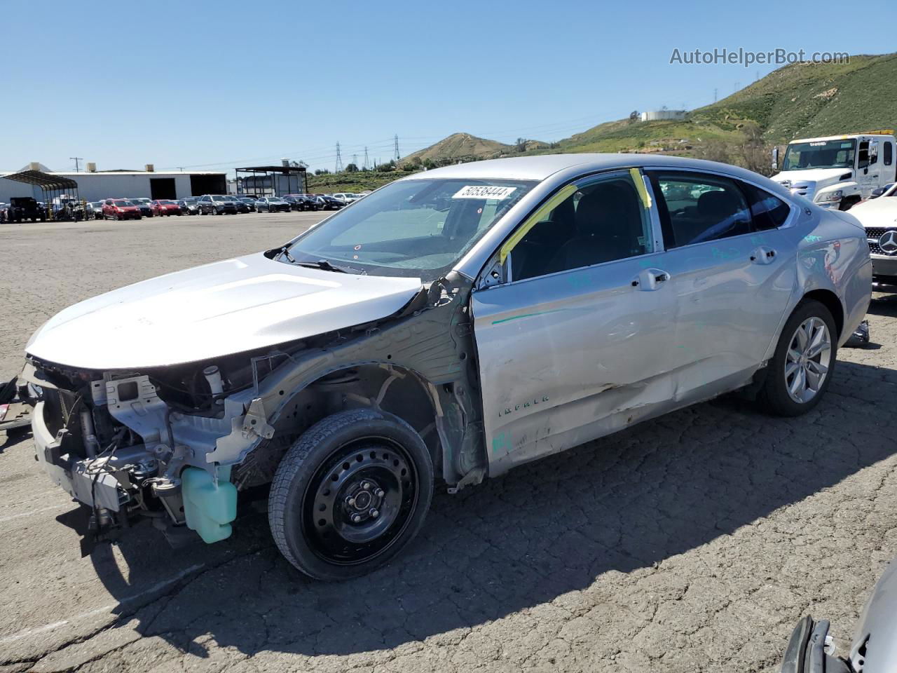 2017 Chevrolet Impala Lt Silver vin: 1G1105S33HU129260