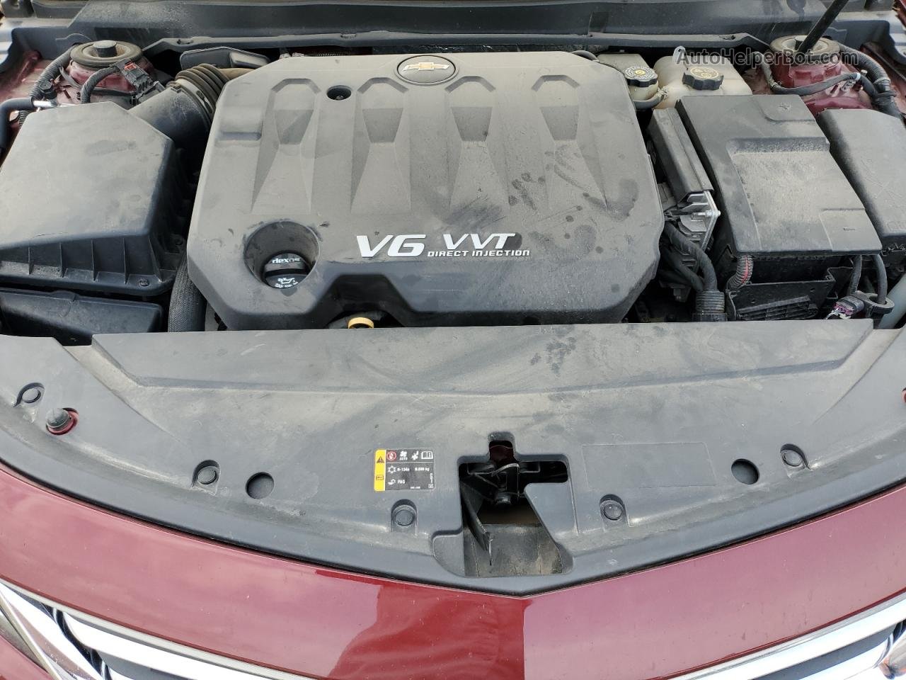 2017 Chevrolet Impala Lt Темно-бордовый vin: 1G1105S33HU167345