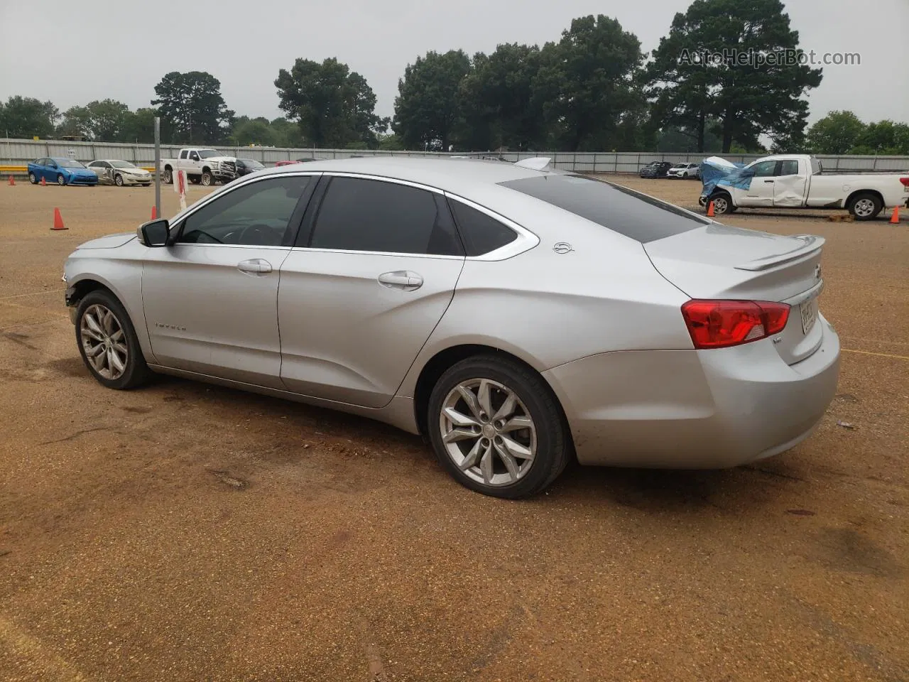 2017 Chevrolet Impala Lt Silver vin: 1G1105S34HU129641