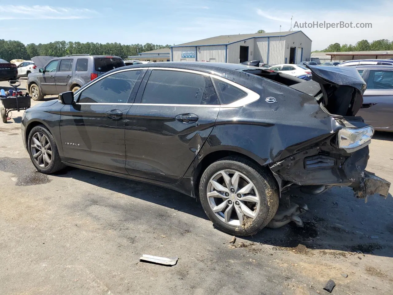 2017 Chevrolet Impala Lt Black vin: 1G1105S34HU129994