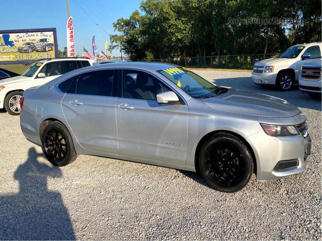 2017 Chevrolet Impala Lt Silver vin: 1G1105S34HU176930