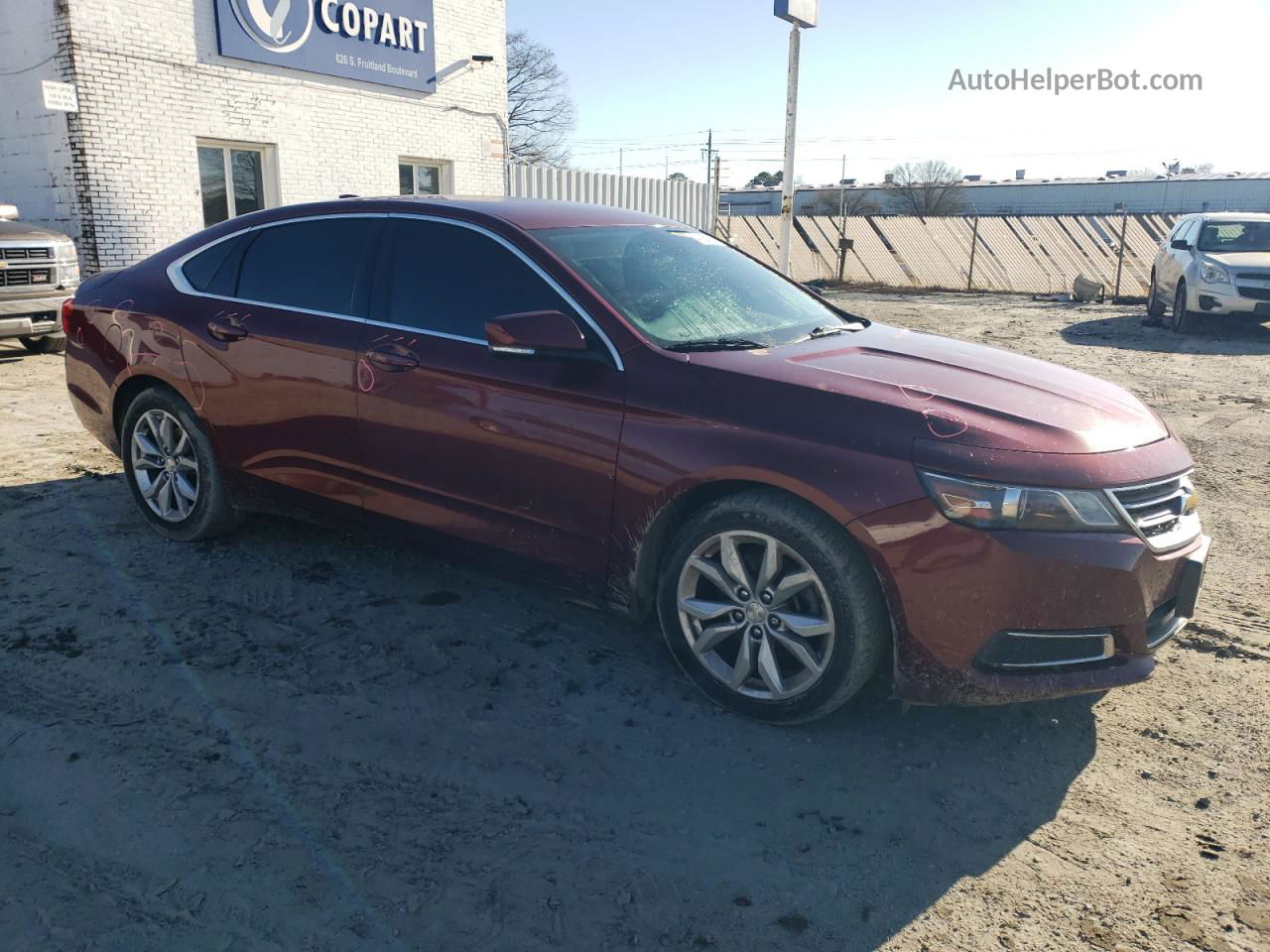 2017 Chevrolet Impala Lt Red vin: 1G1105S34HU181920