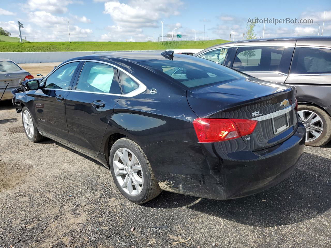 2017 Chevrolet Impala Lt Black vin: 1G1105S34HU214916