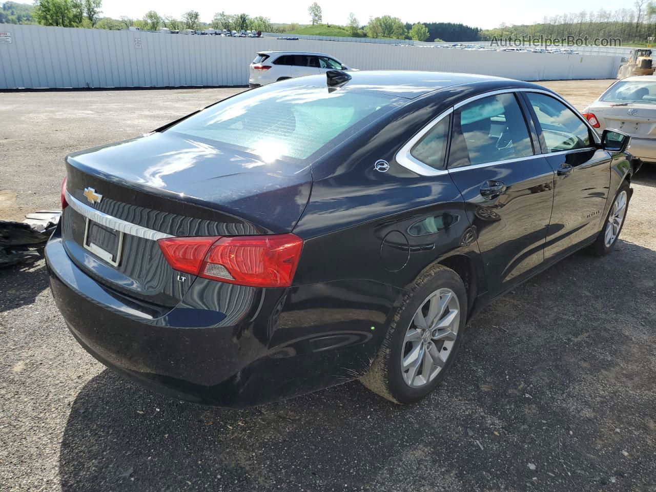 2017 Chevrolet Impala Lt Black vin: 1G1105S34HU214916