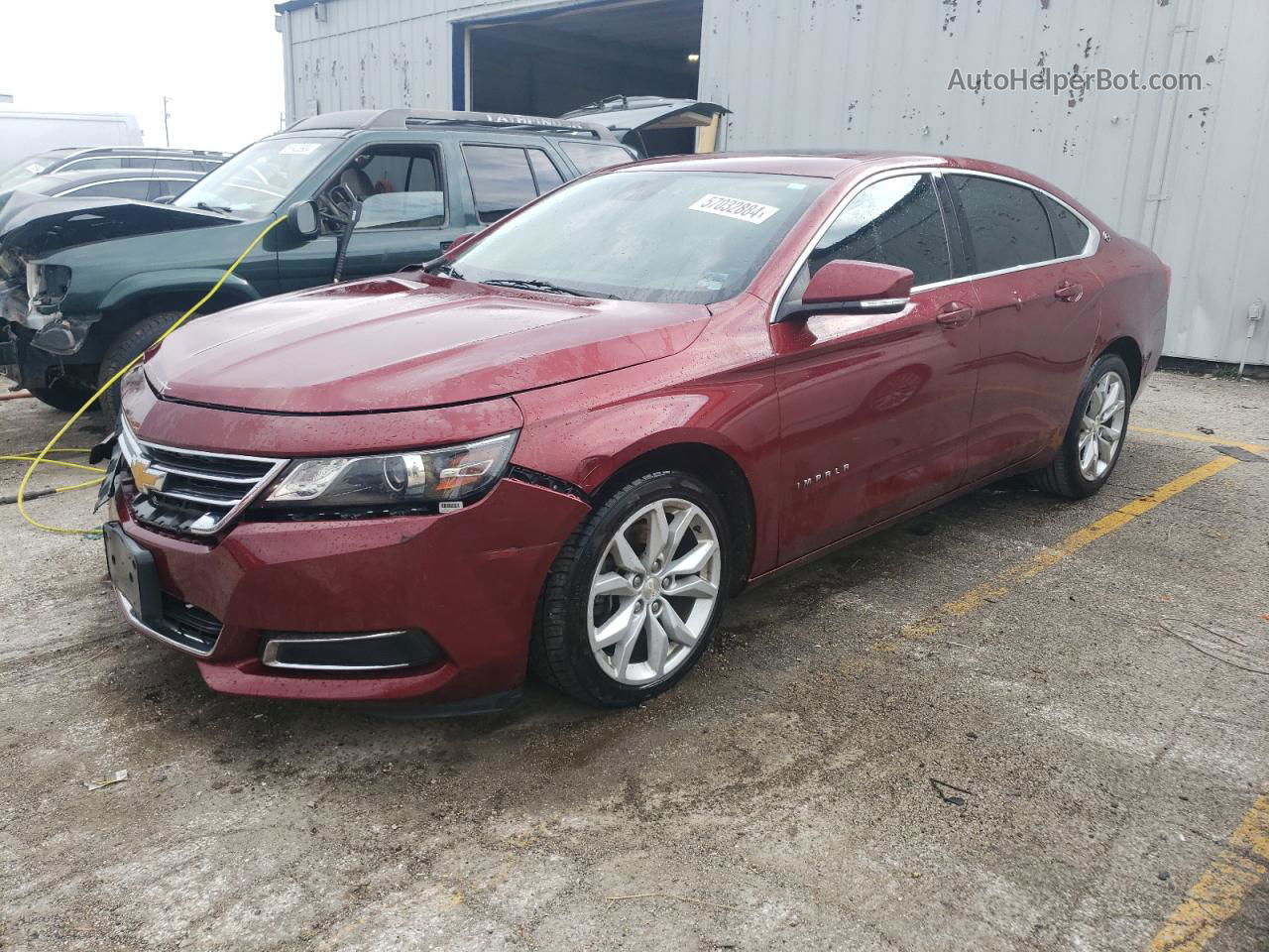 2017 Chevrolet Impala Lt Красный vin: 1G1105S36HU118009