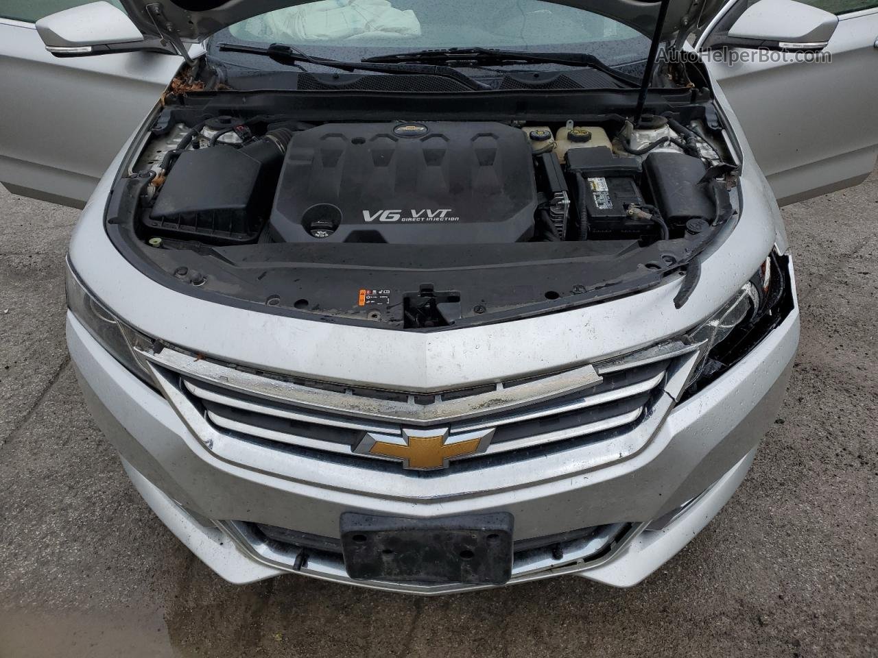 2017 Chevrolet Impala Lt Серебряный vin: 1G1105S36HU128443