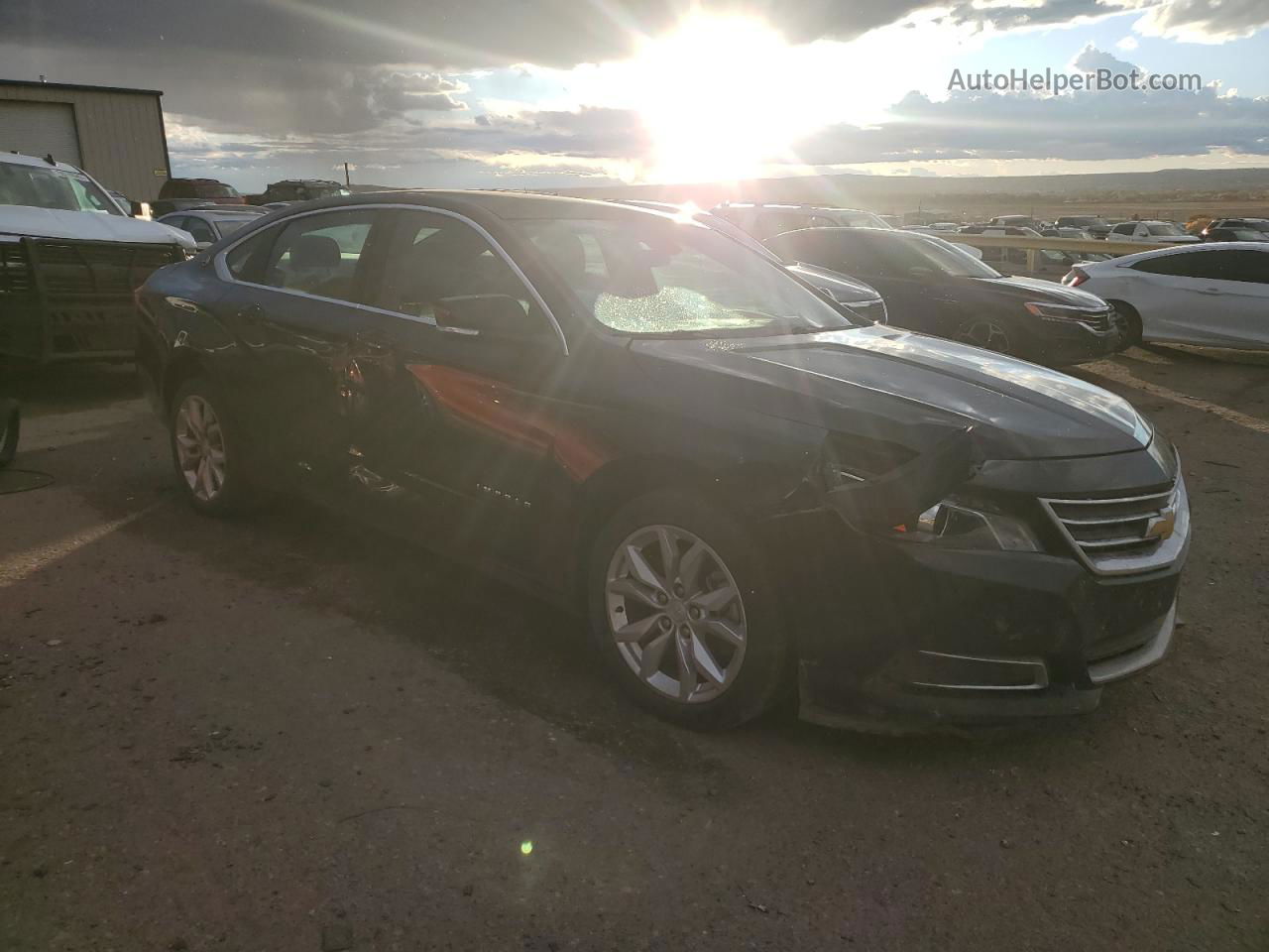 2017 Chevrolet Impala Lt Черный vin: 1G1105S36HU186388