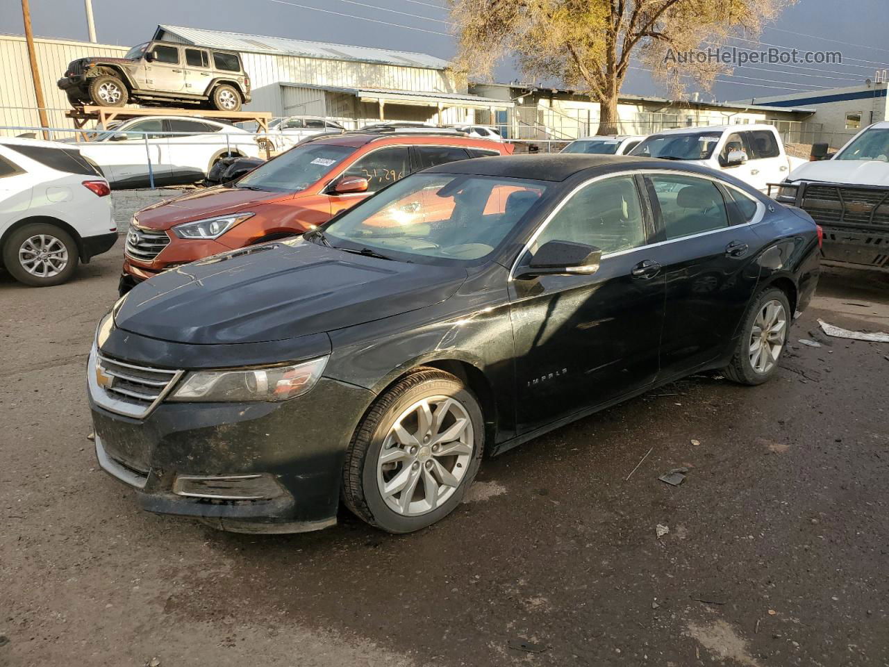 2017 Chevrolet Impala Lt Черный vin: 1G1105S36HU186388