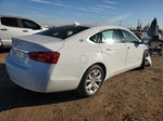 2017 Chevrolet Impala Lt White vin: 1G1105S36HU194720