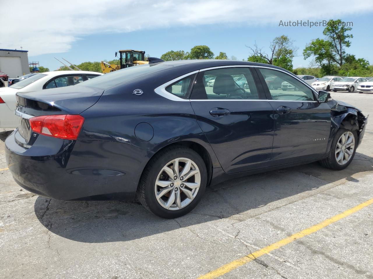 2017 Chevrolet Impala Lt Blue vin: 1G1105S36HU202508