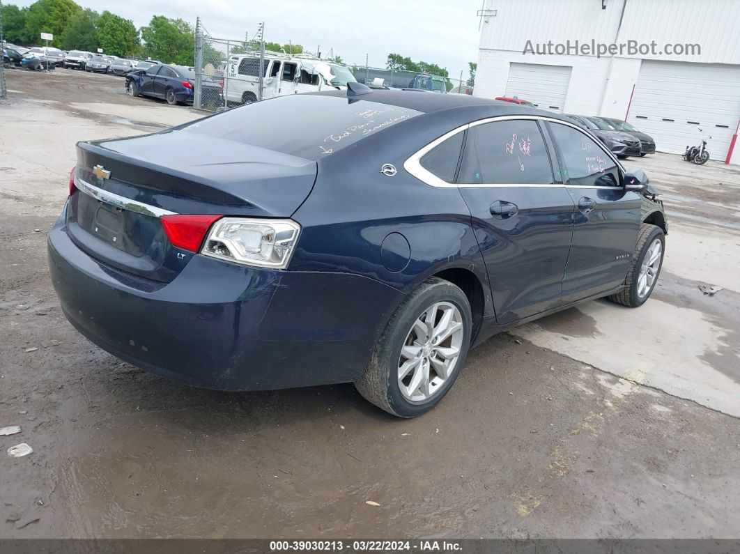 2017 Chevrolet Impala 1lt Blue vin: 1G1105S37HU168014