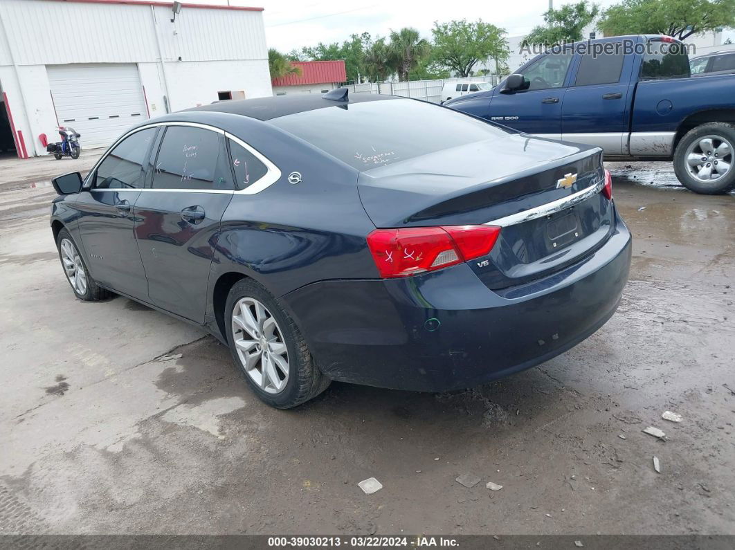 2017 Chevrolet Impala 1lt Blue vin: 1G1105S37HU168014