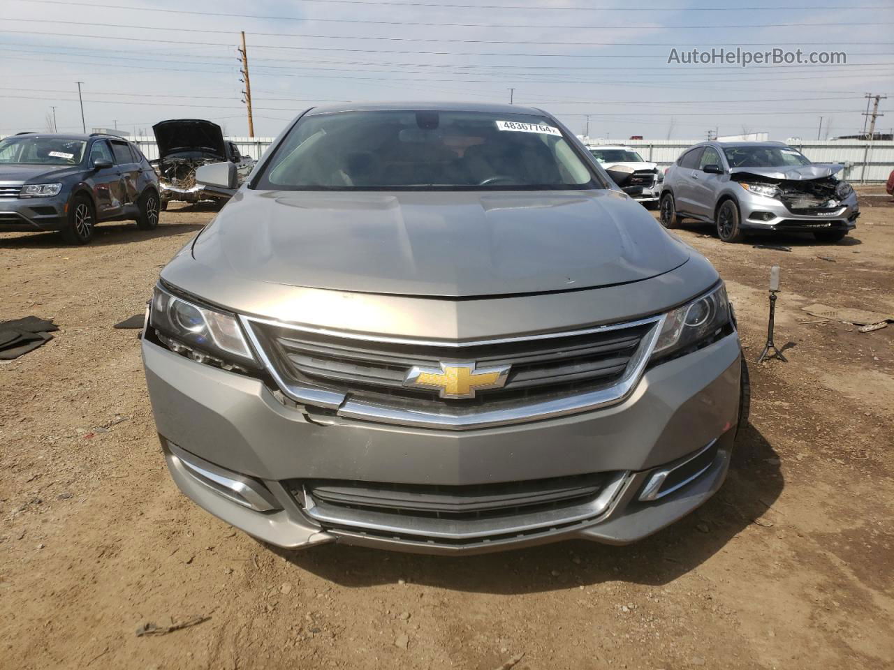 2017 Chevrolet Impala Lt Серый vin: 1G1105S37HU173942