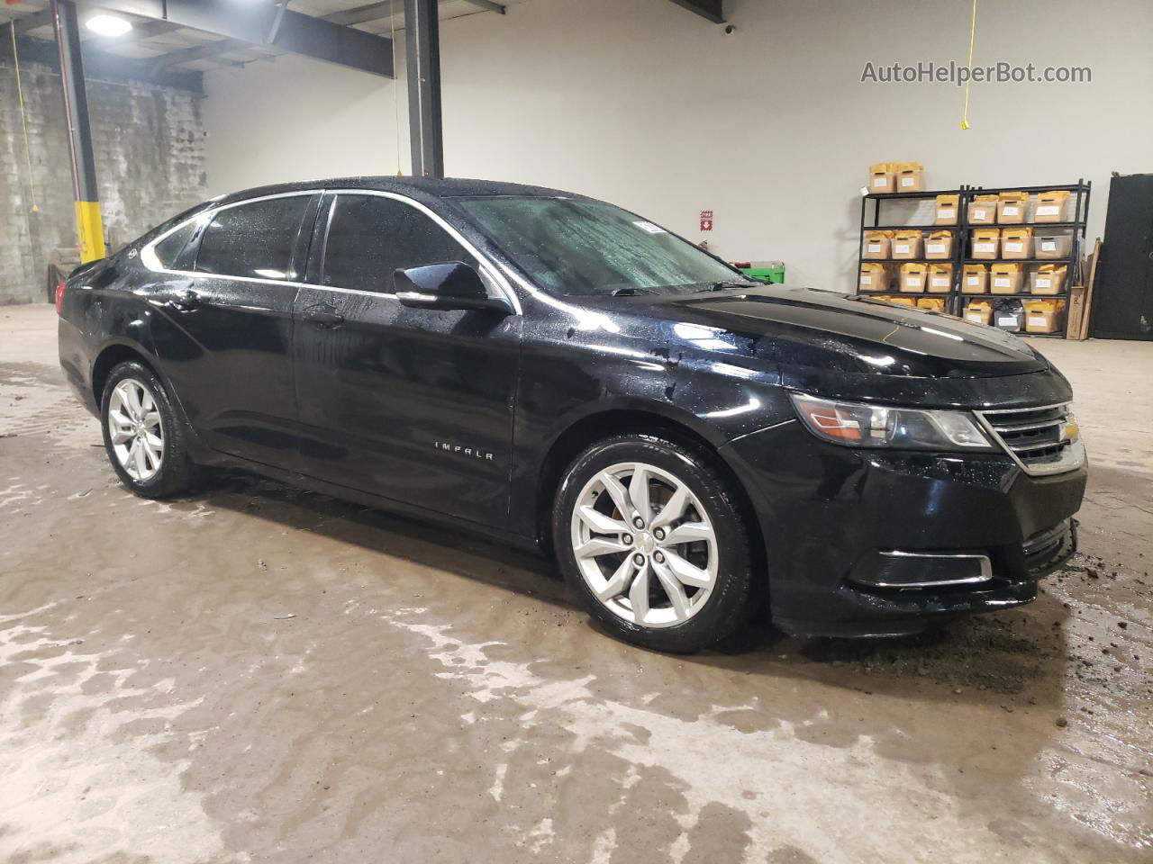 2017 Chevrolet Impala Lt Black vin: 1G1105S37HU191745