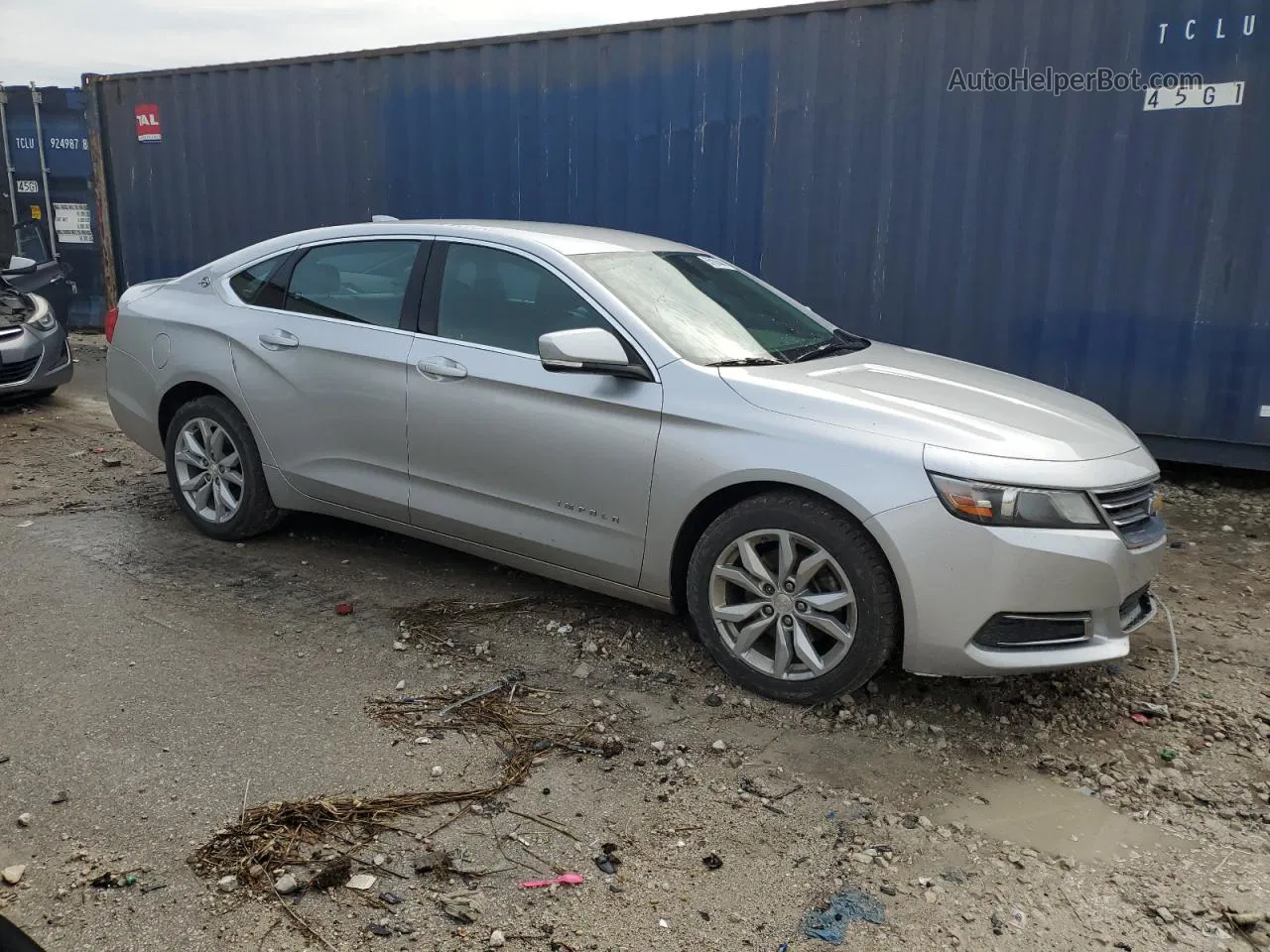 2017 Chevrolet Impala Lt Silver vin: 1G1105S38HU128461