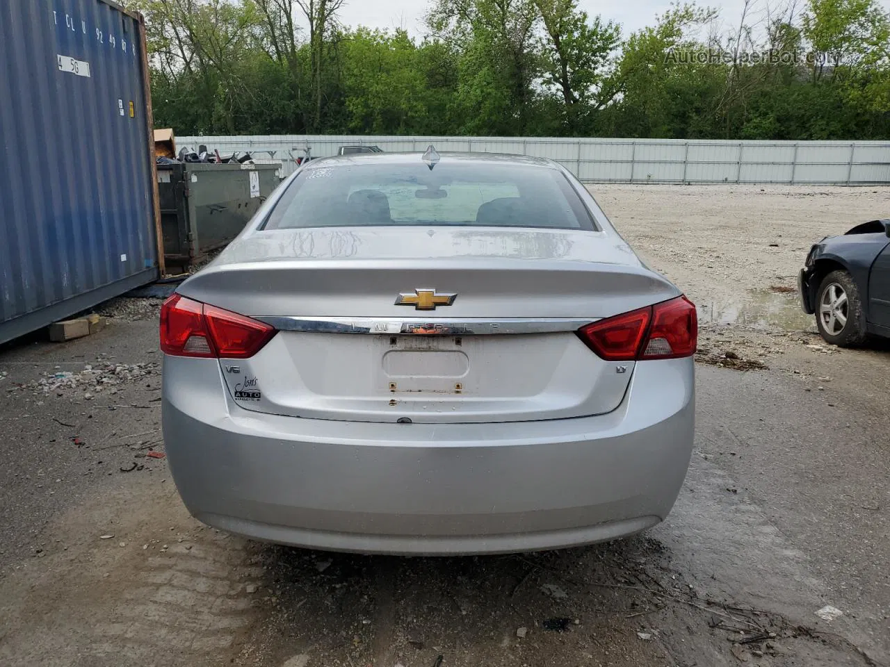 2017 Chevrolet Impala Lt Silver vin: 1G1105S38HU128461