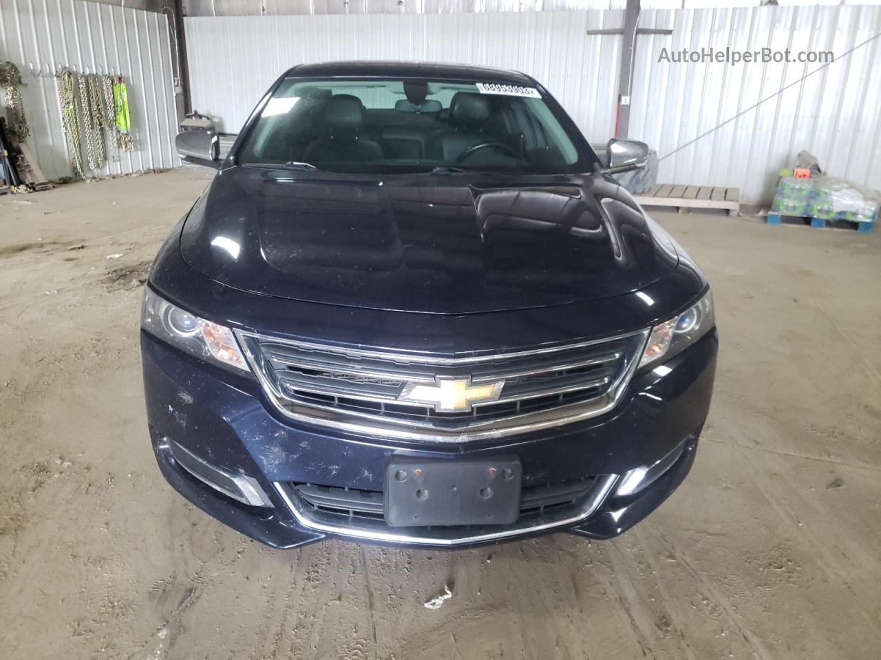 2017 Chevrolet Impala Lt Синий vin: 1G1105S38HU159144