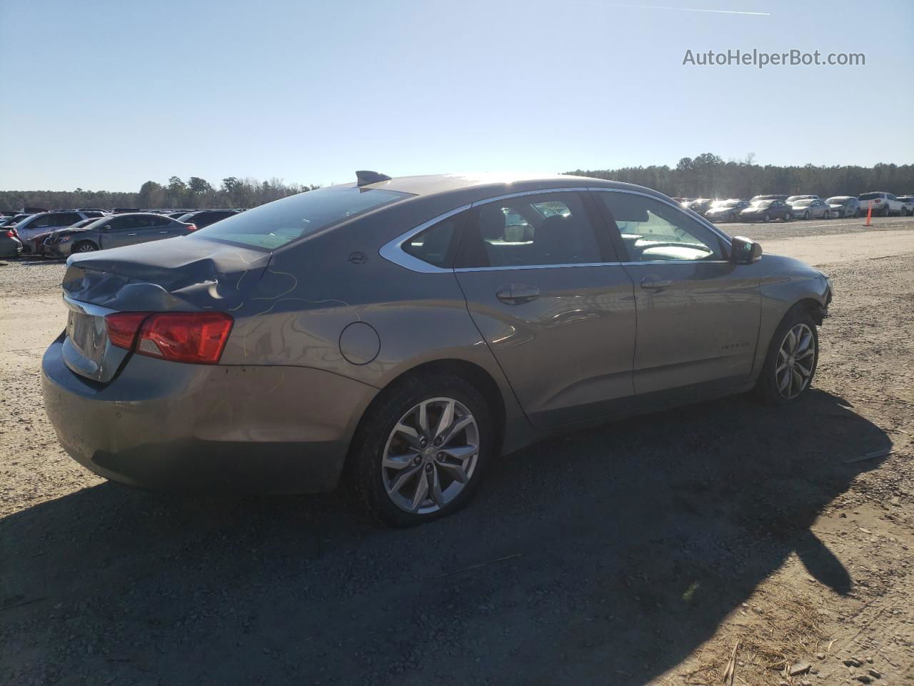 2017 Chevrolet Impala Lt Серый vin: 1G1105S38HU165221