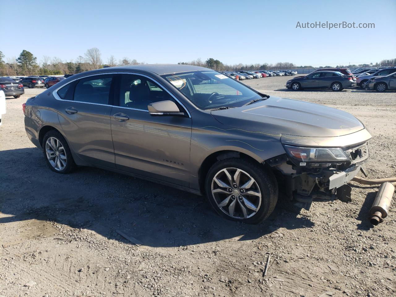 2017 Chevrolet Impala Lt Gray vin: 1G1105S38HU165221