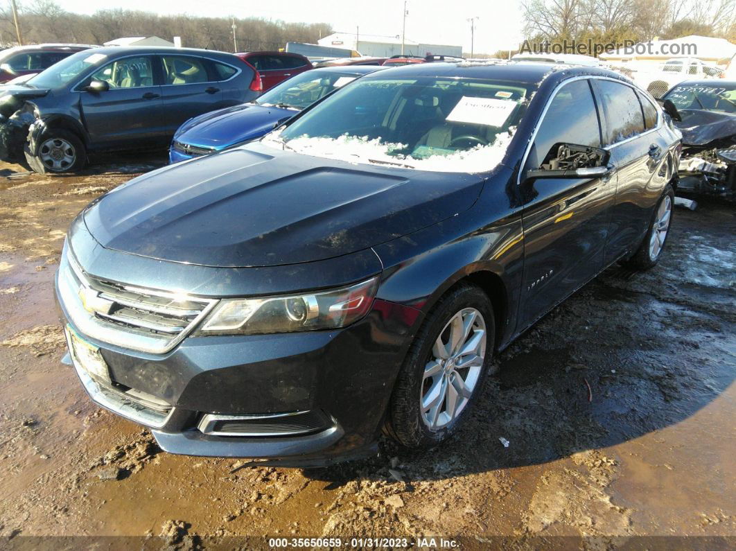 2017 Chevrolet Impala Lt Синий vin: 1G1105S38HU193973