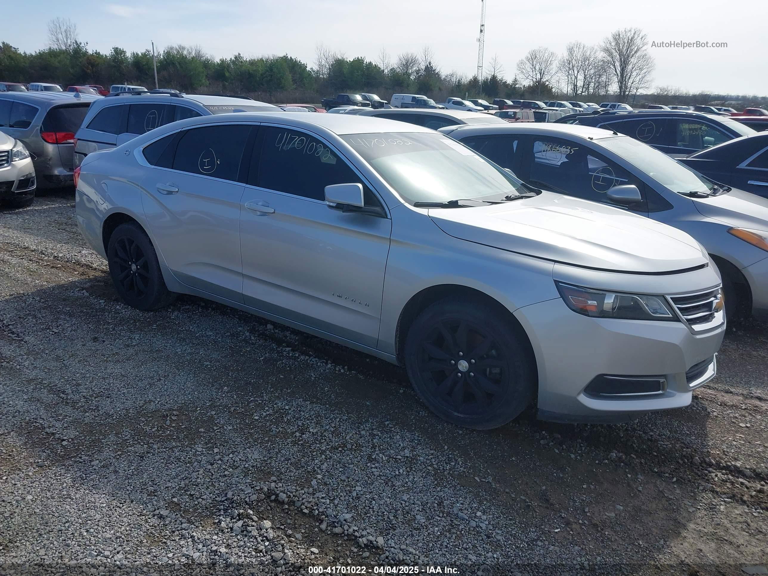 2017 Chevrolet Impala 1lt Gray vin: 1G1105S38HU194315