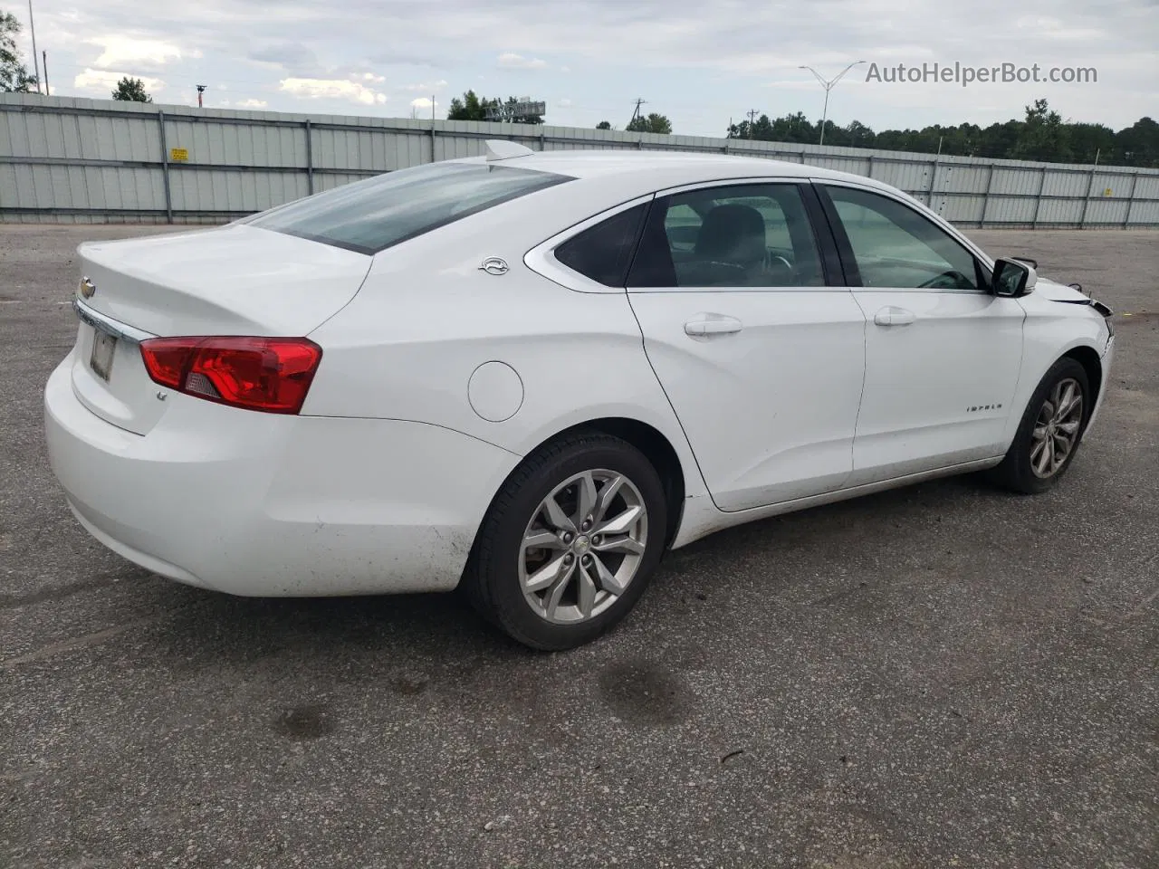 2017 Chevrolet Impala Lt White vin: 1G1105S38HU201201