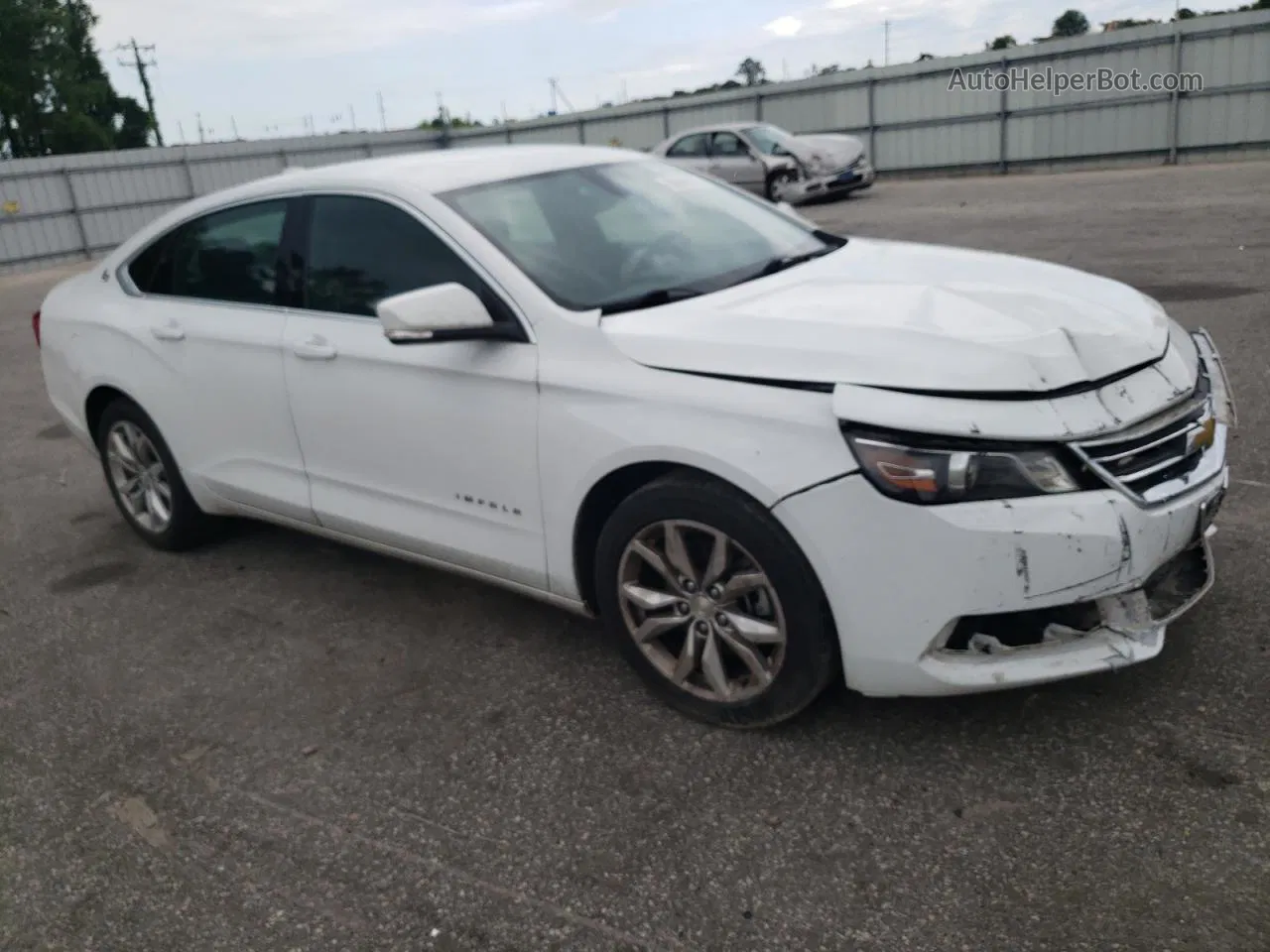 2017 Chevrolet Impala Lt White vin: 1G1105S38HU201201