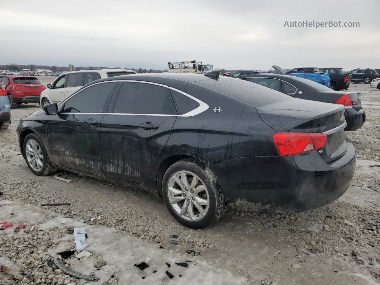 2017 Chevrolet Impala Lt Black vin: 1G1105S38HU201361