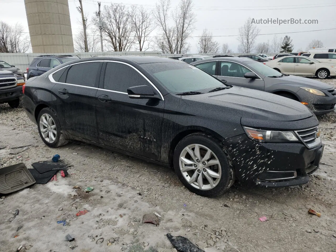 2017 Chevrolet Impala Lt Black vin: 1G1105S38HU201361