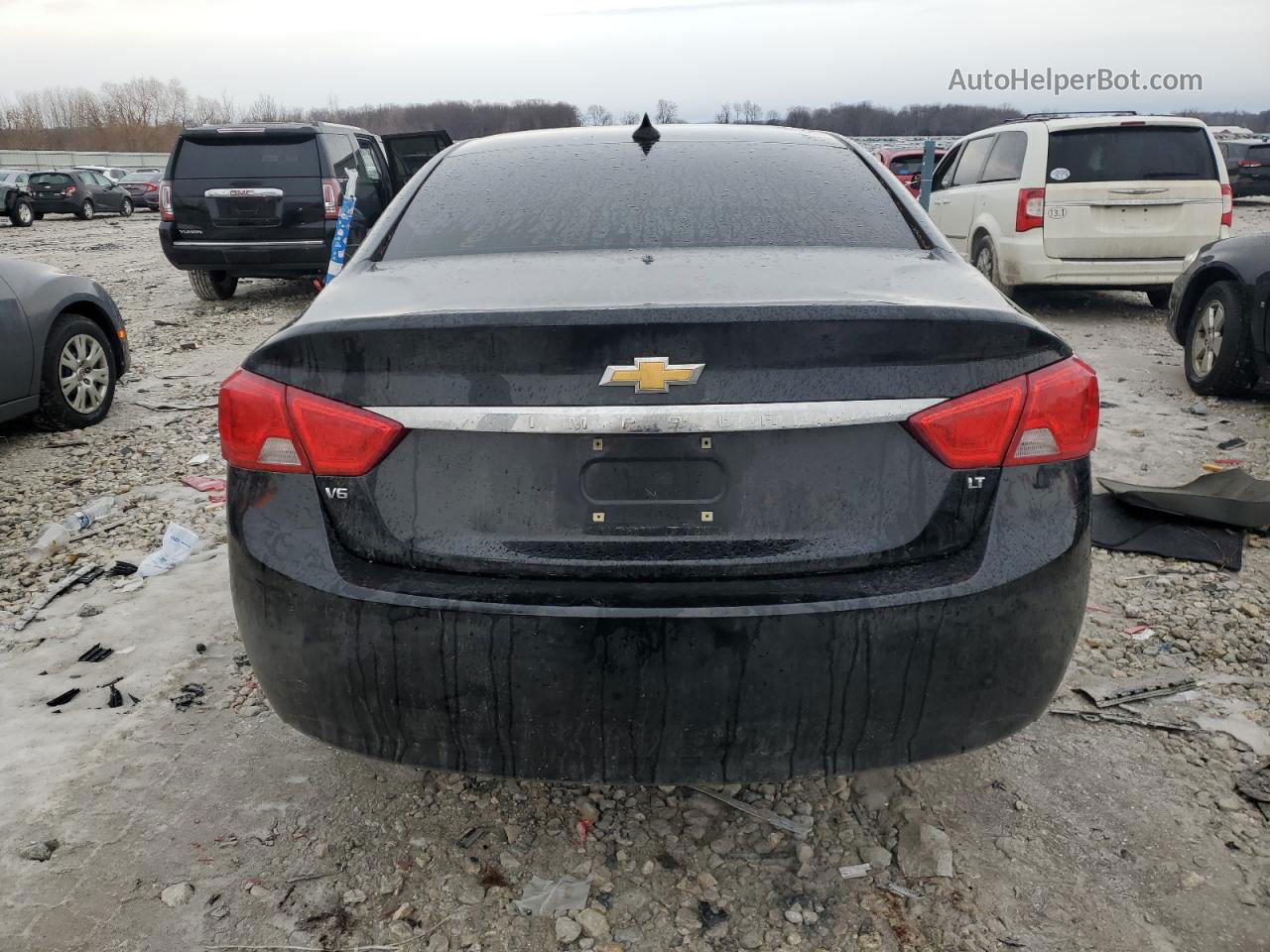 2017 Chevrolet Impala Lt Black vin: 1G1105S38HU201361