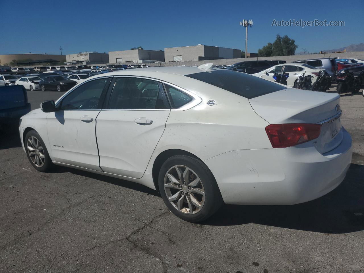 2017 Chevrolet Impala Lt White vin: 1G1105S39HU129098