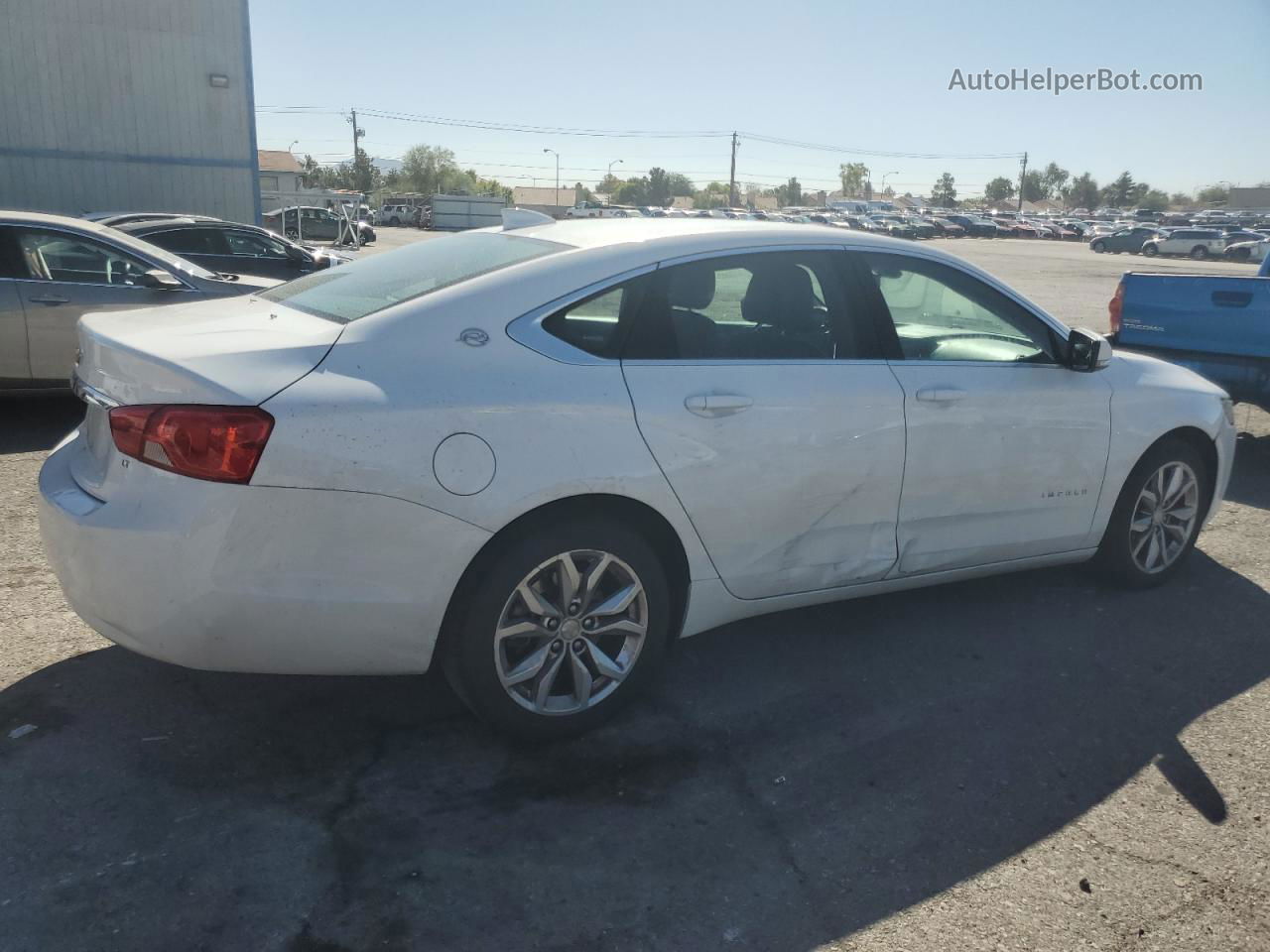 2017 Chevrolet Impala Lt White vin: 1G1105S39HU129098