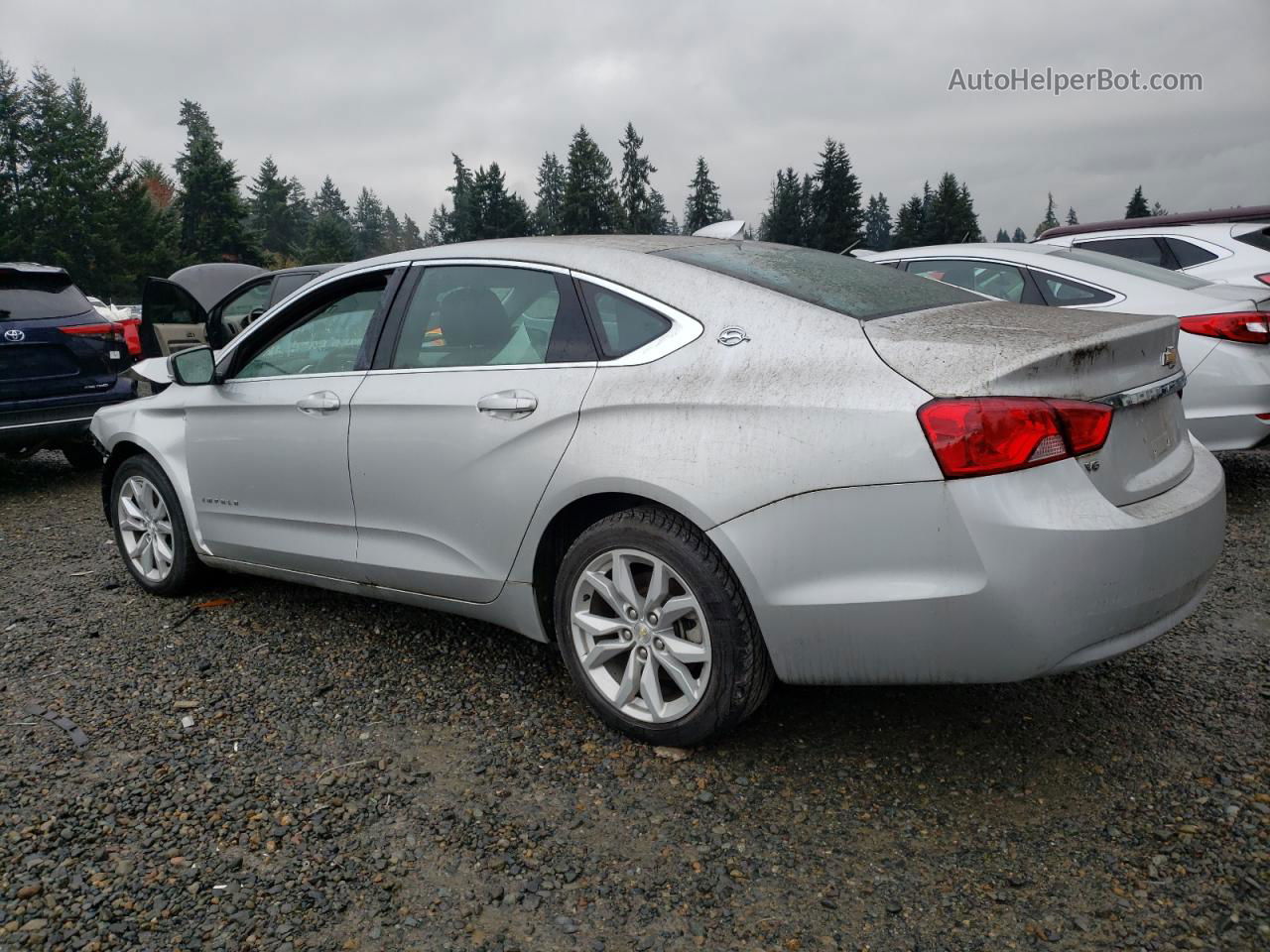 2017 Chevrolet Impala Lt Серебряный vin: 1G1105S39HU178544